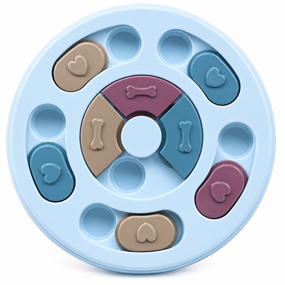 Whisk & Wag™ Interactive Pet Puzzle Feeder | Slow-Feeding Rotating Toy
