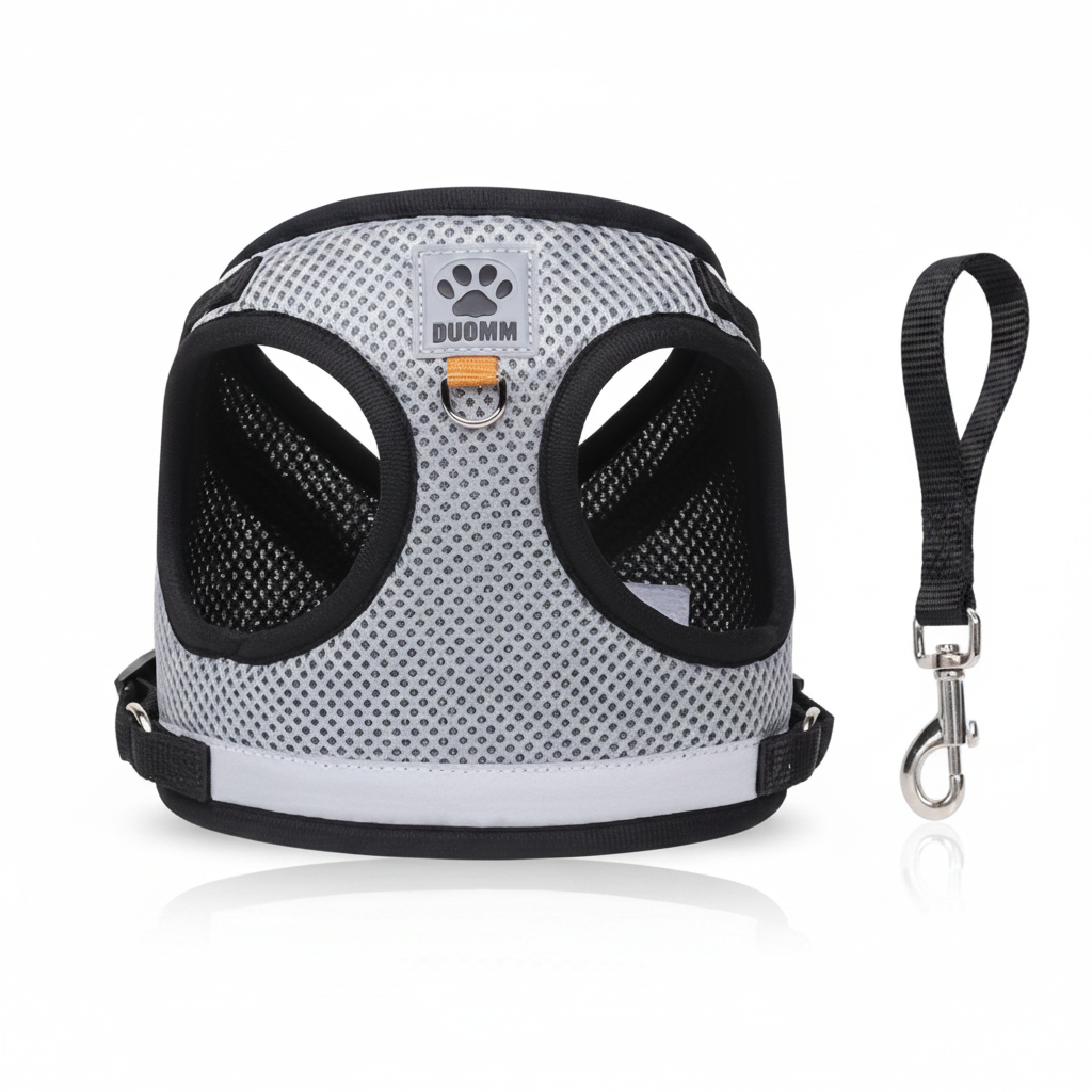 Whisk & Wag™ Breathable Vest Harness & Leash Set
