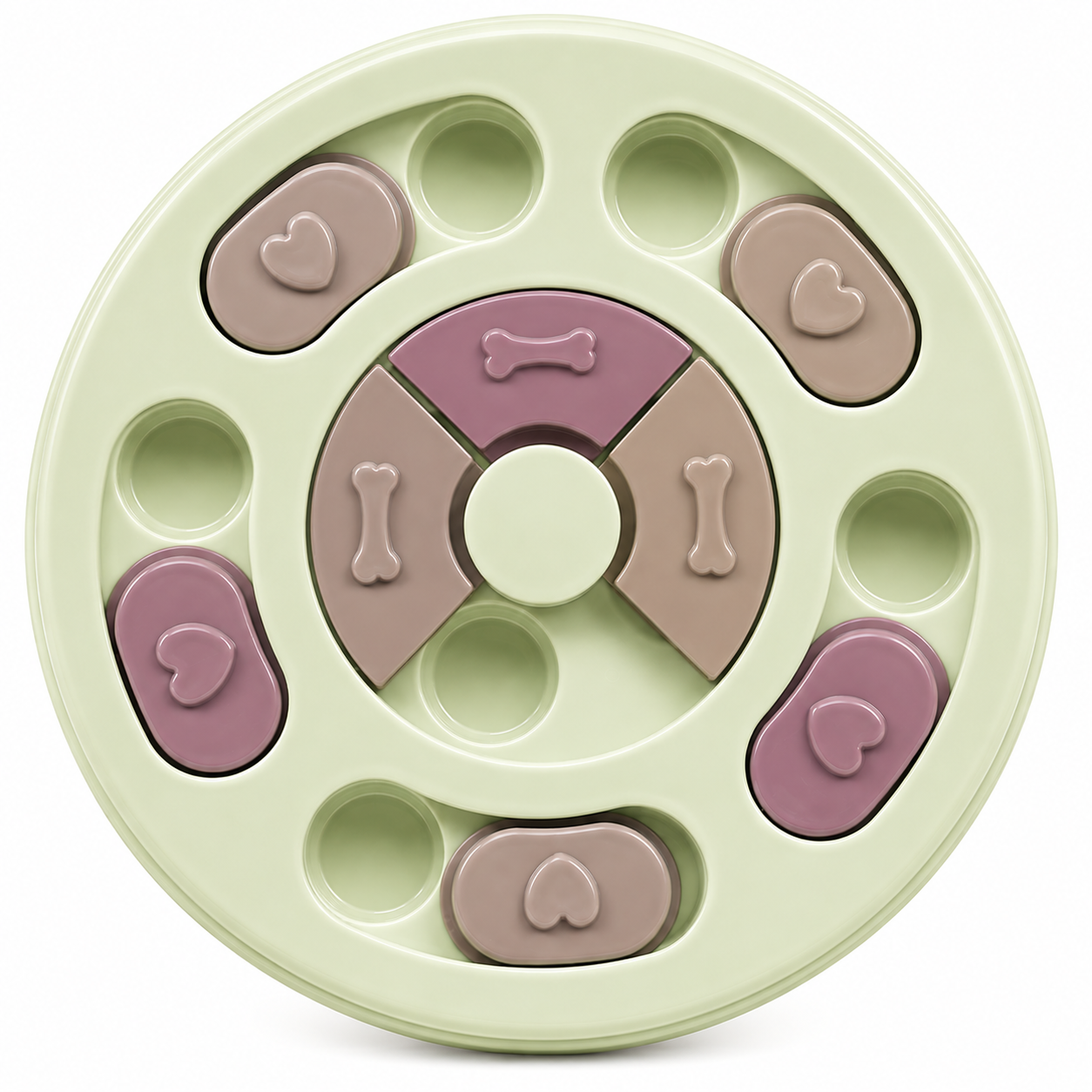Whisk & Wag™ Interactive Pet Puzzle Feeder | Slow-Feeding Rotating Toy