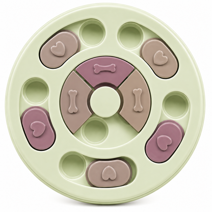 Whisk & Wag™ Interactive Pet Puzzle Feeder | Slow-Feeding Rotating Toy