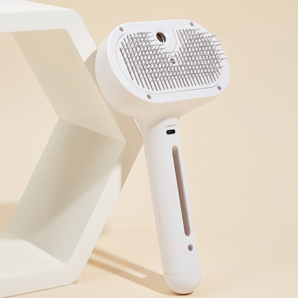 Whisk & Wag™ 3-in-1 Steam Grooming Brush